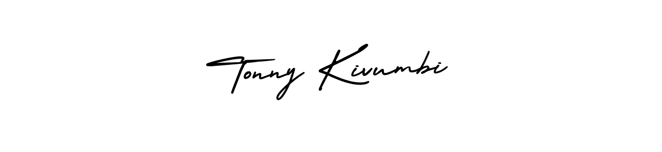Also You can easily find your signature by using the search form. We will create Tonny Kivumbi name handwritten signature images for you free of cost using AmerikaSignatureDemo-Regular sign style. Tonny Kivumbi signature style 3 images and pictures png