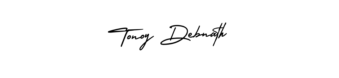 Design your own signature with our free online signature maker. With this signature software, you can create a handwritten (AmerikaSignatureDemo-Regular) signature for name Tonoy Debnath. Tonoy Debnath signature style 3 images and pictures png