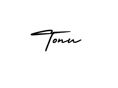 Design your own signature with our free online signature maker. With this signature software, you can create a handwritten (AmerikaSignatureDemo-Regular) signature for name Tonu. Tonu signature style 3 images and pictures png