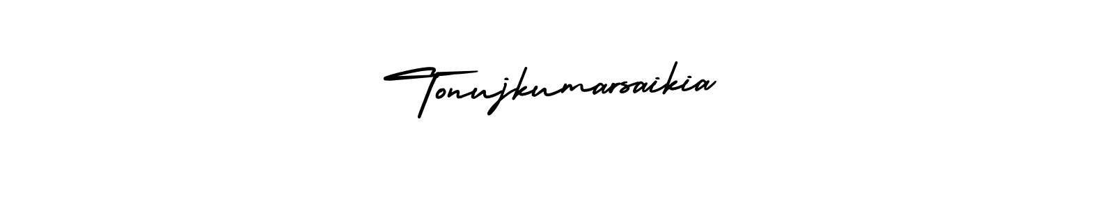 Similarly AmerikaSignatureDemo-Regular is the best handwritten signature design. Signature creator online .You can use it as an online autograph creator for name Tonujkumarsaikia. Tonujkumarsaikia signature style 3 images and pictures png