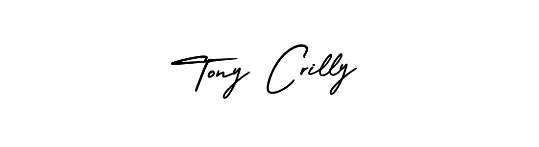 AmerikaSignatureDemo-Regular is a professional signature style that is perfect for those who want to add a touch of class to their signature. It is also a great choice for those who want to make their signature more unique. Get Tony Crilly name to fancy signature for free. Tony Crilly signature style 3 images and pictures png