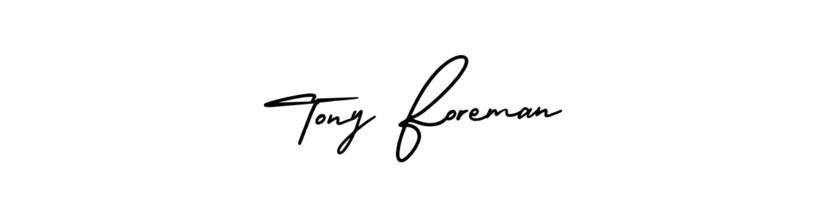 Make a beautiful signature design for name Tony Foreman. Use this online signature maker to create a handwritten signature for free. Tony Foreman signature style 3 images and pictures png
