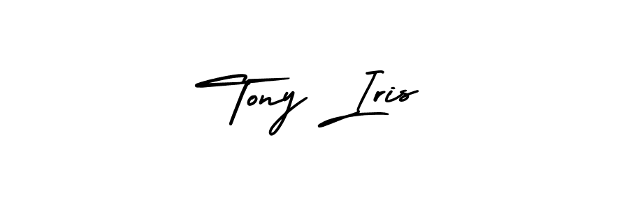 AmerikaSignatureDemo-Regular is a professional signature style that is perfect for those who want to add a touch of class to their signature. It is also a great choice for those who want to make their signature more unique. Get Tony Iris name to fancy signature for free. Tony Iris signature style 3 images and pictures png