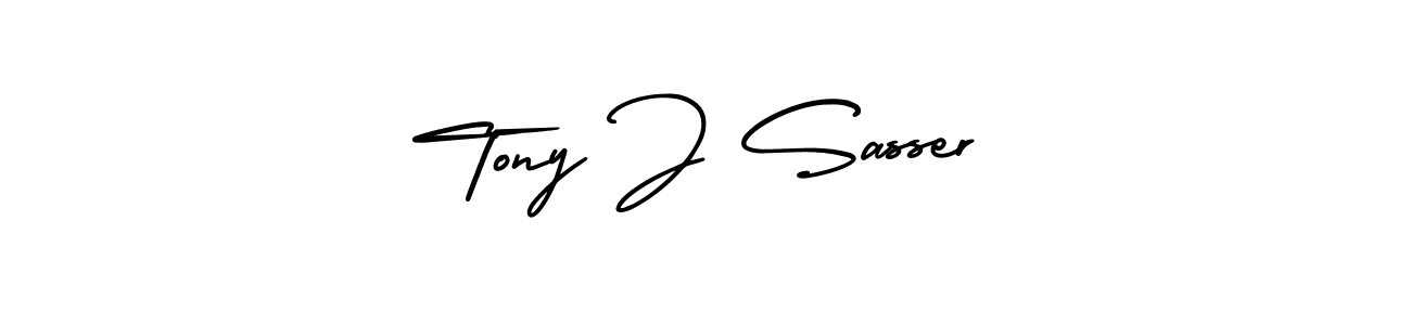 if you are searching for the best signature style for your name Tony J Sasser. so please give up your signature search. here we have designed multiple signature styles  using AmerikaSignatureDemo-Regular. Tony J Sasser signature style 3 images and pictures png