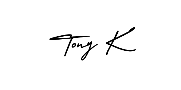 Best and Professional Signature Style for Tony K. AmerikaSignatureDemo-Regular Best Signature Style Collection. Tony K signature style 3 images and pictures png