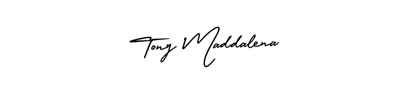 Check out images of Autograph of Tony Maddalena name. Actor Tony Maddalena Signature Style. AmerikaSignatureDemo-Regular is a professional sign style online. Tony Maddalena signature style 3 images and pictures png