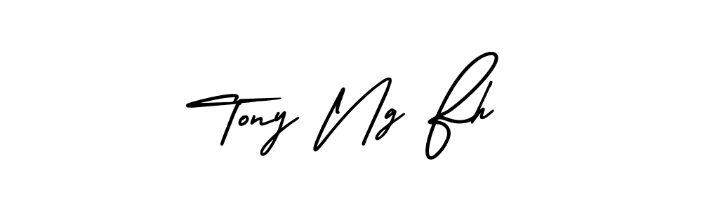 How to make Tony Ng Fh signature? AmerikaSignatureDemo-Regular is a professional autograph style. Create handwritten signature for Tony Ng Fh name. Tony Ng Fh signature style 3 images and pictures png