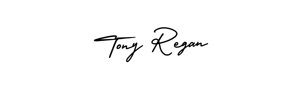It looks lik you need a new signature style for name Tony Regan. Design unique handwritten (AmerikaSignatureDemo-Regular) signature with our free signature maker in just a few clicks. Tony Regan signature style 3 images and pictures png