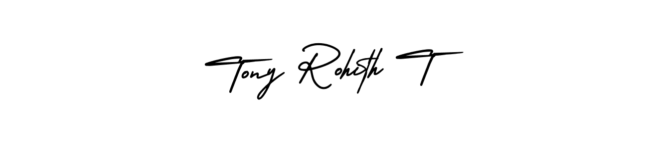 Also we have Tony Rohith T name is the best signature style. Create professional handwritten signature collection using AmerikaSignatureDemo-Regular autograph style. Tony Rohith T signature style 3 images and pictures png
