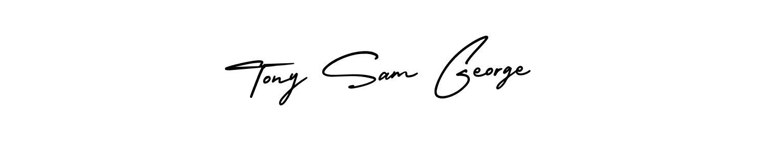 Make a short Tony Sam George signature style. Manage your documents anywhere anytime using AmerikaSignatureDemo-Regular. Create and add eSignatures, submit forms, share and send files easily. Tony Sam George signature style 3 images and pictures png