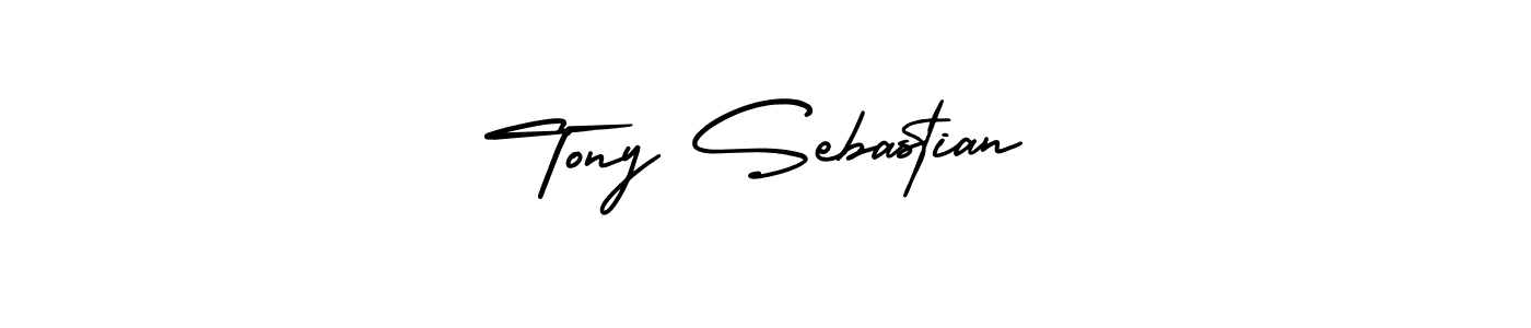 How to Draw Tony Sebastian signature style? AmerikaSignatureDemo-Regular is a latest design signature styles for name Tony Sebastian. Tony Sebastian signature style 3 images and pictures png