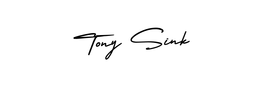 Best and Professional Signature Style for Tony Sink. AmerikaSignatureDemo-Regular Best Signature Style Collection. Tony Sink signature style 3 images and pictures png