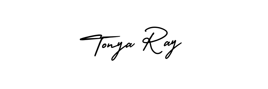 Design your own signature with our free online signature maker. With this signature software, you can create a handwritten (AmerikaSignatureDemo-Regular) signature for name Tonya Ray. Tonya Ray signature style 3 images and pictures png