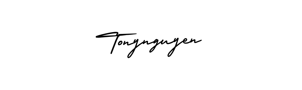 Make a short Tonynguyen signature style. Manage your documents anywhere anytime using AmerikaSignatureDemo-Regular. Create and add eSignatures, submit forms, share and send files easily. Tonynguyen signature style 3 images and pictures png