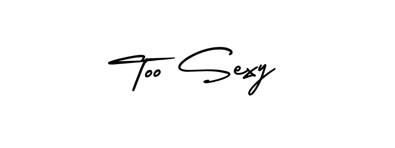 Make a beautiful signature design for name Too Sexy. With this signature (AmerikaSignatureDemo-Regular) style, you can create a handwritten signature for free. Too Sexy signature style 3 images and pictures png