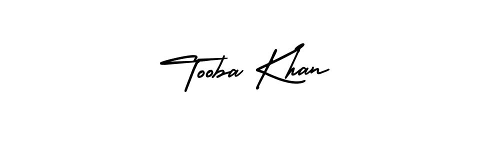 Make a short Tooba Khan signature style. Manage your documents anywhere anytime using AmerikaSignatureDemo-Regular. Create and add eSignatures, submit forms, share and send files easily. Tooba Khan signature style 3 images and pictures png