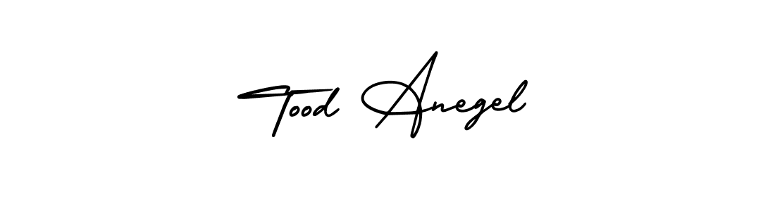 Check out images of Autograph of Tood Anegel name. Actor Tood Anegel Signature Style. AmerikaSignatureDemo-Regular is a professional sign style online. Tood Anegel signature style 3 images and pictures png