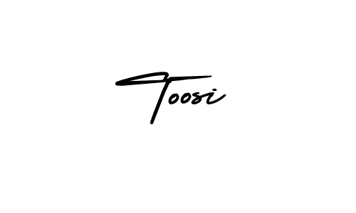 How to make Toosi signature? AmerikaSignatureDemo-Regular is a professional autograph style. Create handwritten signature for Toosi name. Toosi signature style 3 images and pictures png