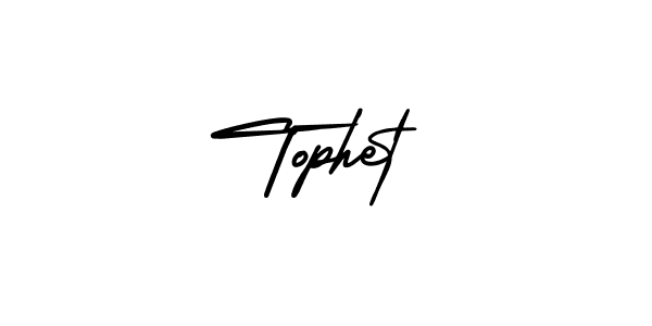 The best way (AmerikaSignatureDemo-Regular) to make a short signature is to pick only two or three words in your name. The name Tophet include a total of six letters. For converting this name. Tophet signature style 3 images and pictures png