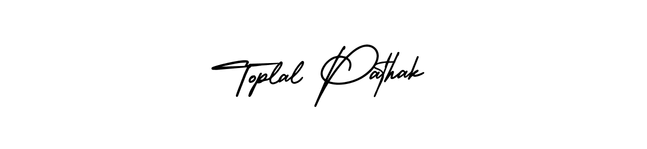 Make a beautiful signature design for name Toplal Pathak. Use this online signature maker to create a handwritten signature for free. Toplal Pathak signature style 3 images and pictures png