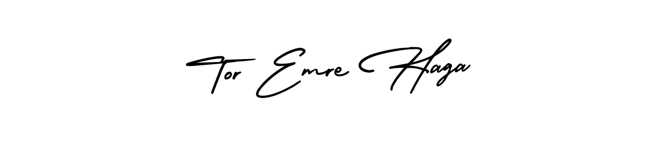 Make a beautiful signature design for name Tor Emre Haga. Use this online signature maker to create a handwritten signature for free. Tor Emre Haga signature style 3 images and pictures png