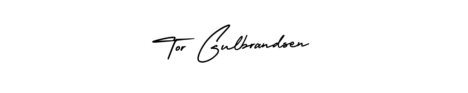 Create a beautiful signature design for name Tor Gulbrandsen. With this signature (AmerikaSignatureDemo-Regular) fonts, you can make a handwritten signature for free. Tor Gulbrandsen signature style 3 images and pictures png