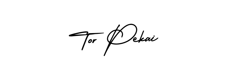 Similarly AmerikaSignatureDemo-Regular is the best handwritten signature design. Signature creator online .You can use it as an online autograph creator for name Tor Pekai. Tor Pekai signature style 3 images and pictures png