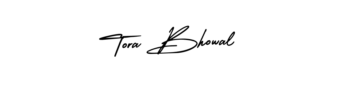 This is the best signature style for the Tora Bhowal name. Also you like these signature font (AmerikaSignatureDemo-Regular). Mix name signature. Tora Bhowal signature style 3 images and pictures png