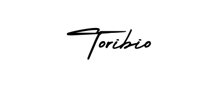 Make a beautiful signature design for name Toribio. With this signature (AmerikaSignatureDemo-Regular) style, you can create a handwritten signature for free. Toribio signature style 3 images and pictures png