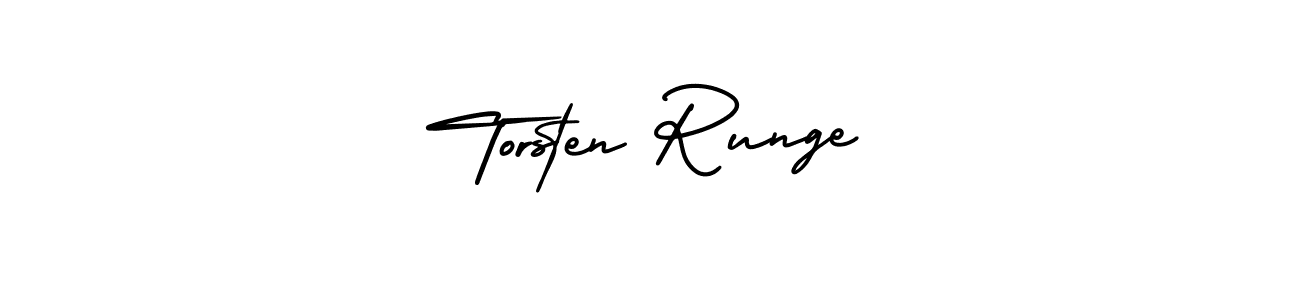 Use a signature maker to create a handwritten signature online. With this signature software, you can design (AmerikaSignatureDemo-Regular) your own signature for name Torsten Runge. Torsten Runge signature style 3 images and pictures png