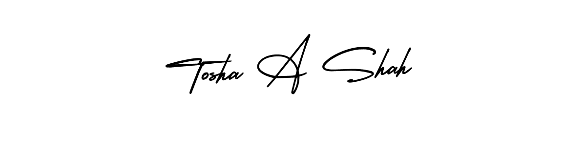 You can use this online signature creator to create a handwritten signature for the name Tosha A Shah. This is the best online autograph maker. Tosha A Shah signature style 3 images and pictures png