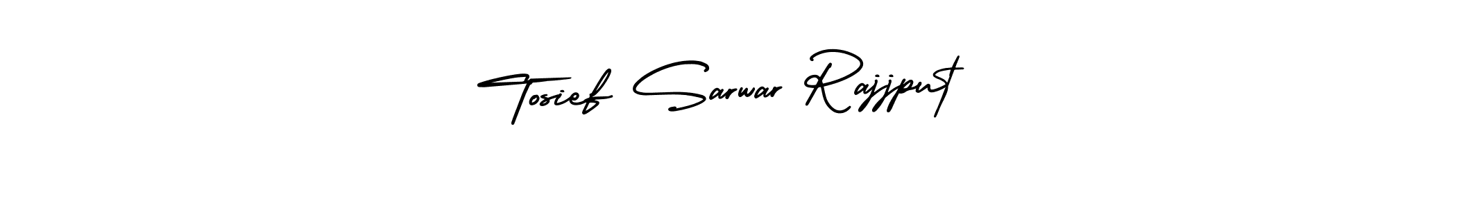 How to make Tosief Sarwar Rajjput signature? AmerikaSignatureDemo-Regular is a professional autograph style. Create handwritten signature for Tosief Sarwar Rajjput name. Tosief Sarwar Rajjput signature style 3 images and pictures png