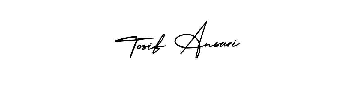 Make a beautiful signature design for name Tosif Ansari. Use this online signature maker to create a handwritten signature for free. Tosif Ansari signature style 3 images and pictures png
