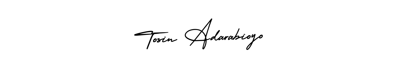 Also You can easily find your signature by using the search form. We will create Tosin Adarabioyo name handwritten signature images for you free of cost using AmerikaSignatureDemo-Regular sign style. Tosin Adarabioyo signature style 3 images and pictures png