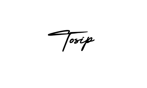How to make Tosip signature? AmerikaSignatureDemo-Regular is a professional autograph style. Create handwritten signature for Tosip name. Tosip signature style 3 images and pictures png