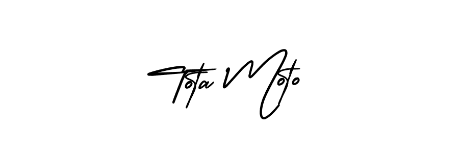 Best and Professional Signature Style for Tota Moto. AmerikaSignatureDemo-Regular Best Signature Style Collection. Tota Moto signature style 3 images and pictures png