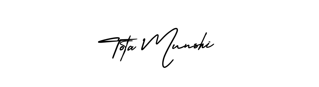 Also we have Tota Munshi name is the best signature style. Create professional handwritten signature collection using AmerikaSignatureDemo-Regular autograph style. Tota Munshi signature style 3 images and pictures png