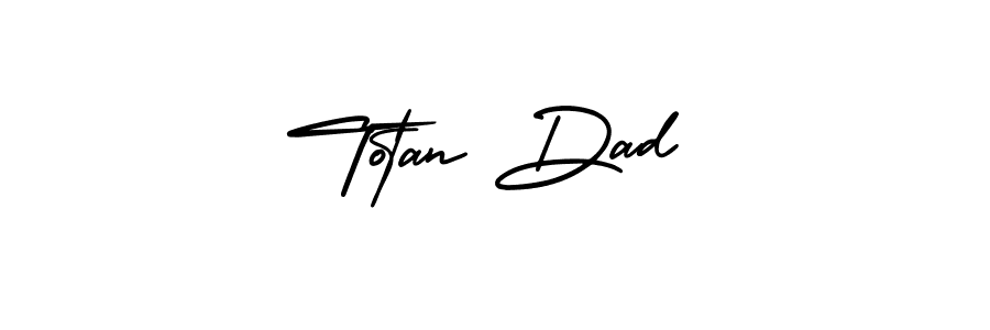 Best and Professional Signature Style for Totan Dad. AmerikaSignatureDemo-Regular Best Signature Style Collection. Totan Dad signature style 3 images and pictures png