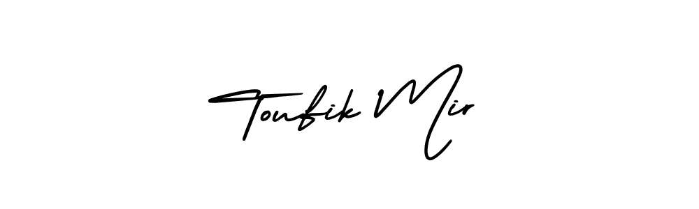 You can use this online signature creator to create a handwritten signature for the name Toufik Mir. This is the best online autograph maker. Toufik Mir signature style 3 images and pictures png