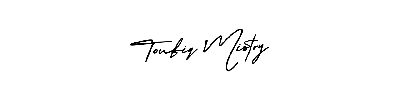 AmerikaSignatureDemo-Regular is a professional signature style that is perfect for those who want to add a touch of class to their signature. It is also a great choice for those who want to make their signature more unique. Get Toufiq Mistry name to fancy signature for free. Toufiq Mistry signature style 3 images and pictures png