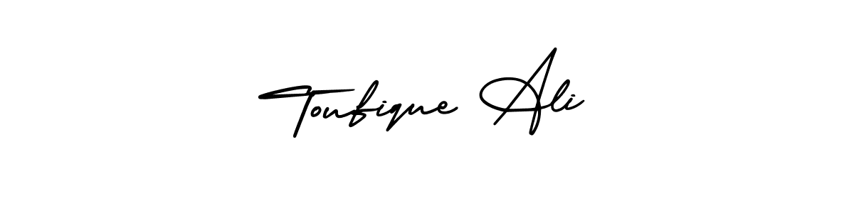 AmerikaSignatureDemo-Regular is a professional signature style that is perfect for those who want to add a touch of class to their signature. It is also a great choice for those who want to make their signature more unique. Get Toufique Ali name to fancy signature for free. Toufique Ali signature style 3 images and pictures png