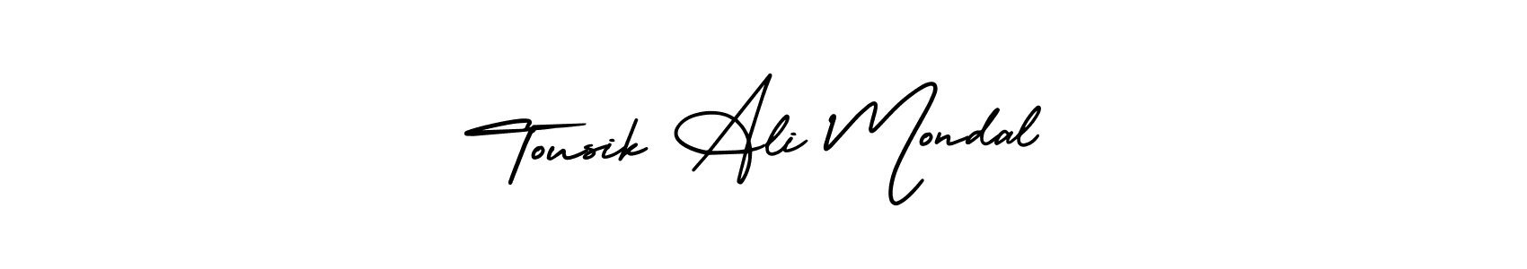 See photos of Tousik Ali Mondal official signature by Spectra . Check more albums & portfolios. Read reviews & check more about AmerikaSignatureDemo-Regular font. Tousik Ali Mondal signature style 3 images and pictures png