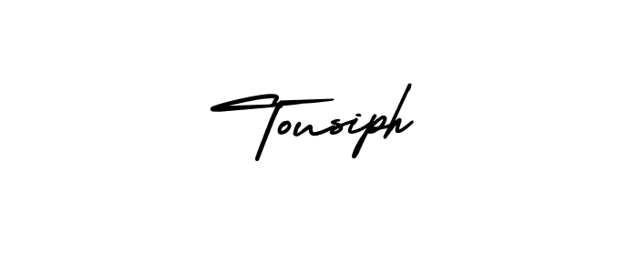 Best and Professional Signature Style for Tousiph. AmerikaSignatureDemo-Regular Best Signature Style Collection. Tousiph signature style 3 images and pictures png