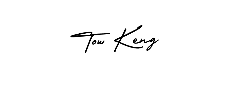 It looks lik you need a new signature style for name Tow Keng. Design unique handwritten (AmerikaSignatureDemo-Regular) signature with our free signature maker in just a few clicks. Tow Keng signature style 3 images and pictures png