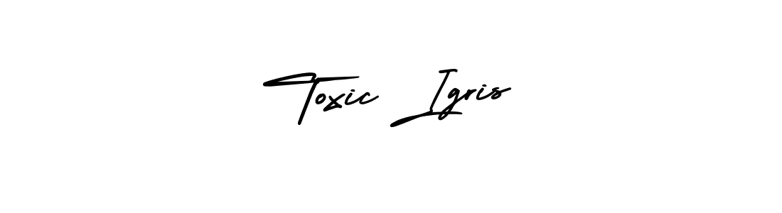 Make a beautiful signature design for name Toxic Igris. Use this online signature maker to create a handwritten signature for free. Toxic Igris signature style 3 images and pictures png