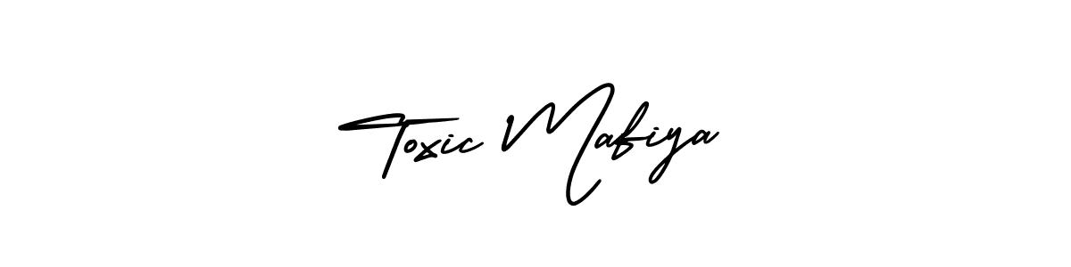 Check out images of Autograph of Toxic Mafiya name. Actor Toxic Mafiya Signature Style. AmerikaSignatureDemo-Regular is a professional sign style online. Toxic Mafiya signature style 3 images and pictures png
