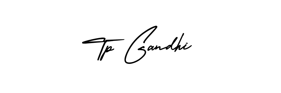 How to Draw Tp Gandhi signature style? AmerikaSignatureDemo-Regular is a latest design signature styles for name Tp Gandhi. Tp Gandhi signature style 3 images and pictures png