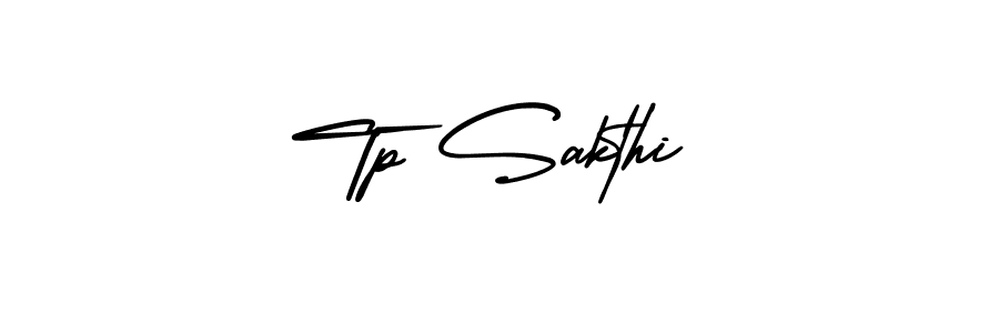 Tp Sakthi stylish signature style. Best Handwritten Sign (AmerikaSignatureDemo-Regular) for my name. Handwritten Signature Collection Ideas for my name Tp Sakthi. Tp Sakthi signature style 3 images and pictures png