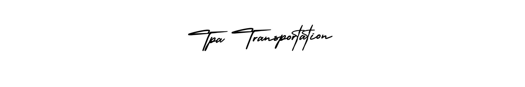 Tpa Transportation stylish signature style. Best Handwritten Sign (AmerikaSignatureDemo-Regular) for my name. Handwritten Signature Collection Ideas for my name Tpa Transportation. Tpa Transportation signature style 3 images and pictures png