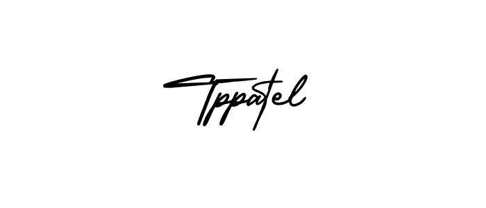 Tppatel stylish signature style. Best Handwritten Sign (AmerikaSignatureDemo-Regular) for my name. Handwritten Signature Collection Ideas for my name Tppatel. Tppatel signature style 3 images and pictures png